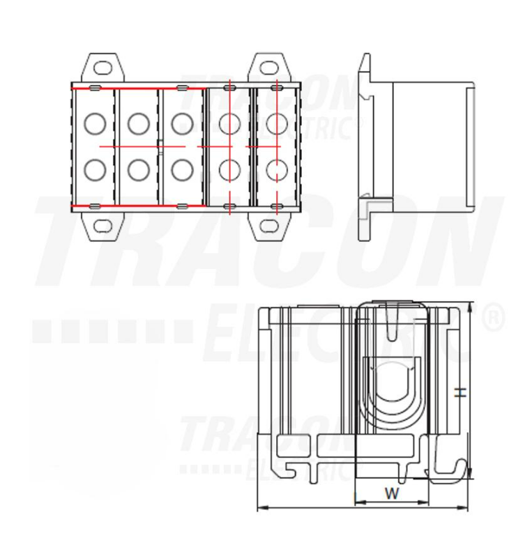 WDU 4 DIN WEIDMULLER screw connection