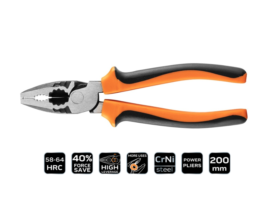 Universal combination pliers 40% FS 200 mm Neo Tools