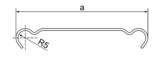 Кришка кабельного лотка 150/42 БАКС 2м 