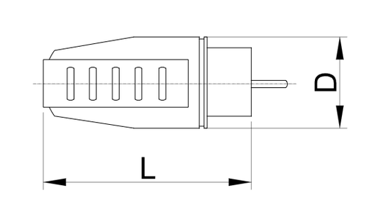 Wtyczka gumowa IP44 16A 250V TRACON czarna